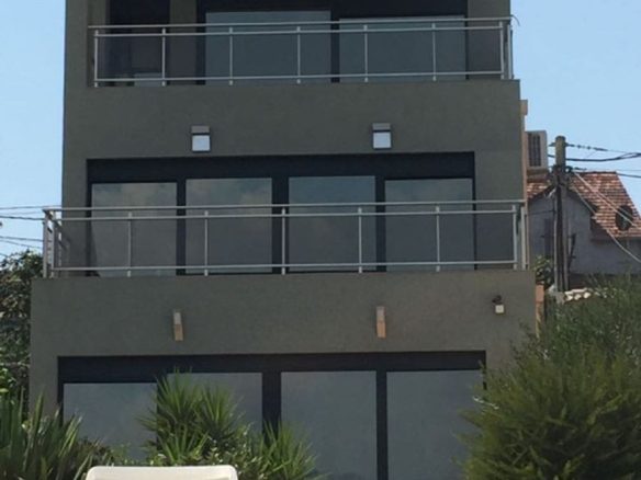 Villa with private beach and pier