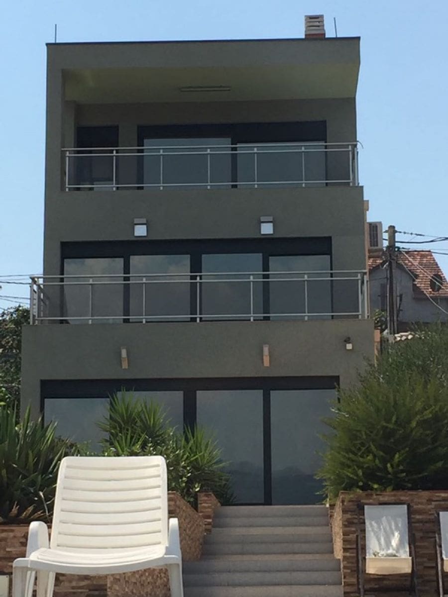 Villa with private beach and pier