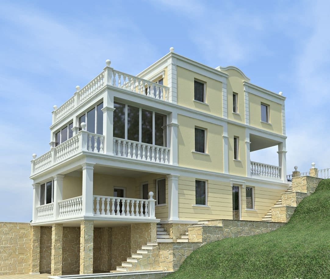 For sale waterfront villa with swimming pool — Montenegro