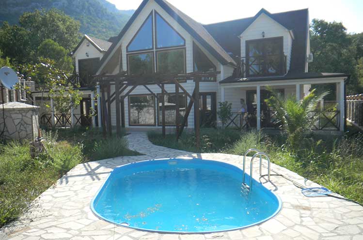 Ratac-Bar, Adriyatik denizi manzaralı eşsiz villa satılık — Karadağ