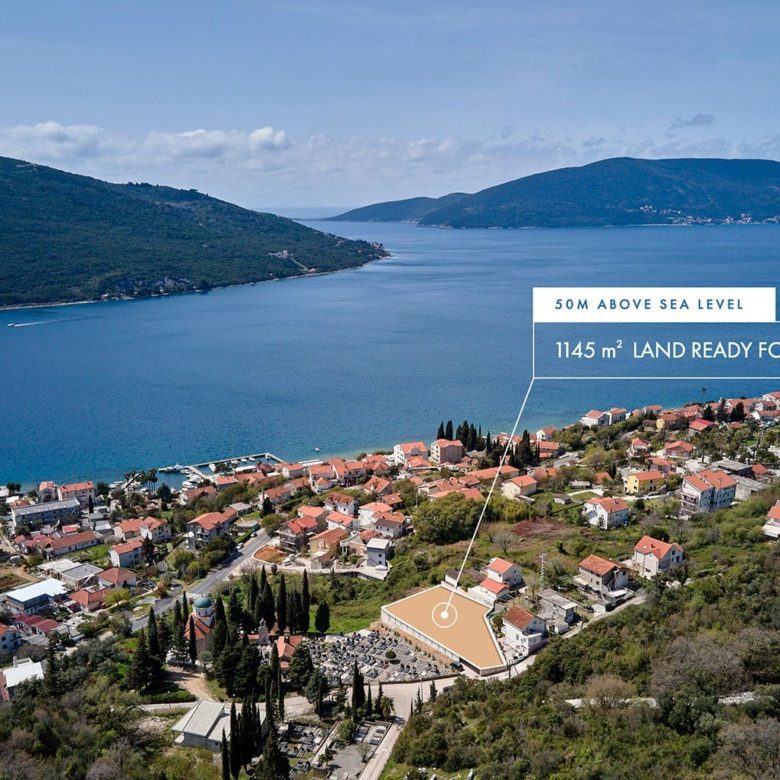 Land for sale in Boko-Kotor Bay — Montenegro