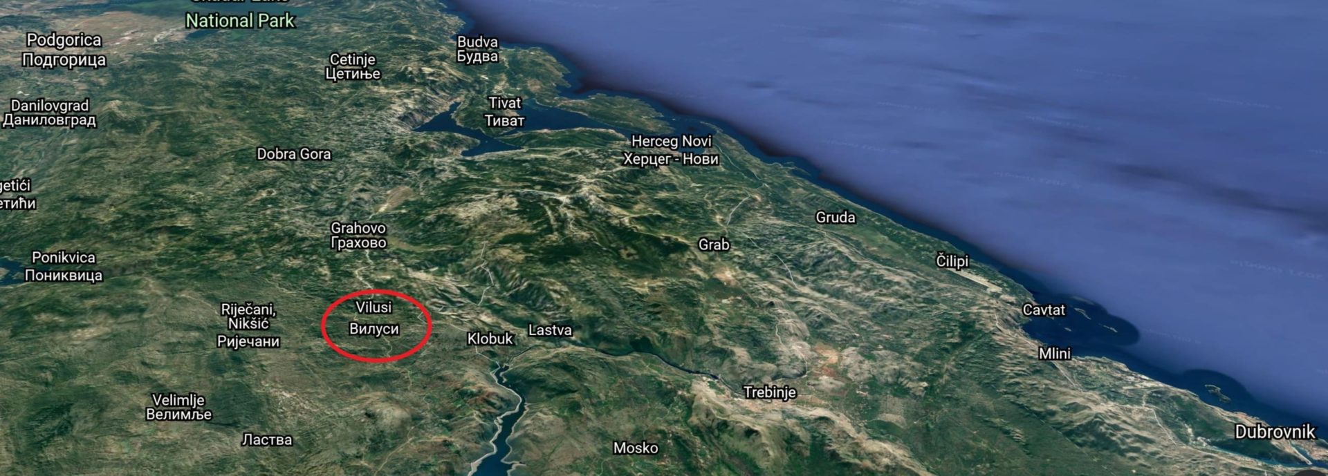 Land plot for sale in Vilusi-Montenegro — Montenegro