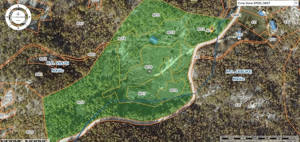 Land plot for sale in Vilusi-Montenegro — Montenegro