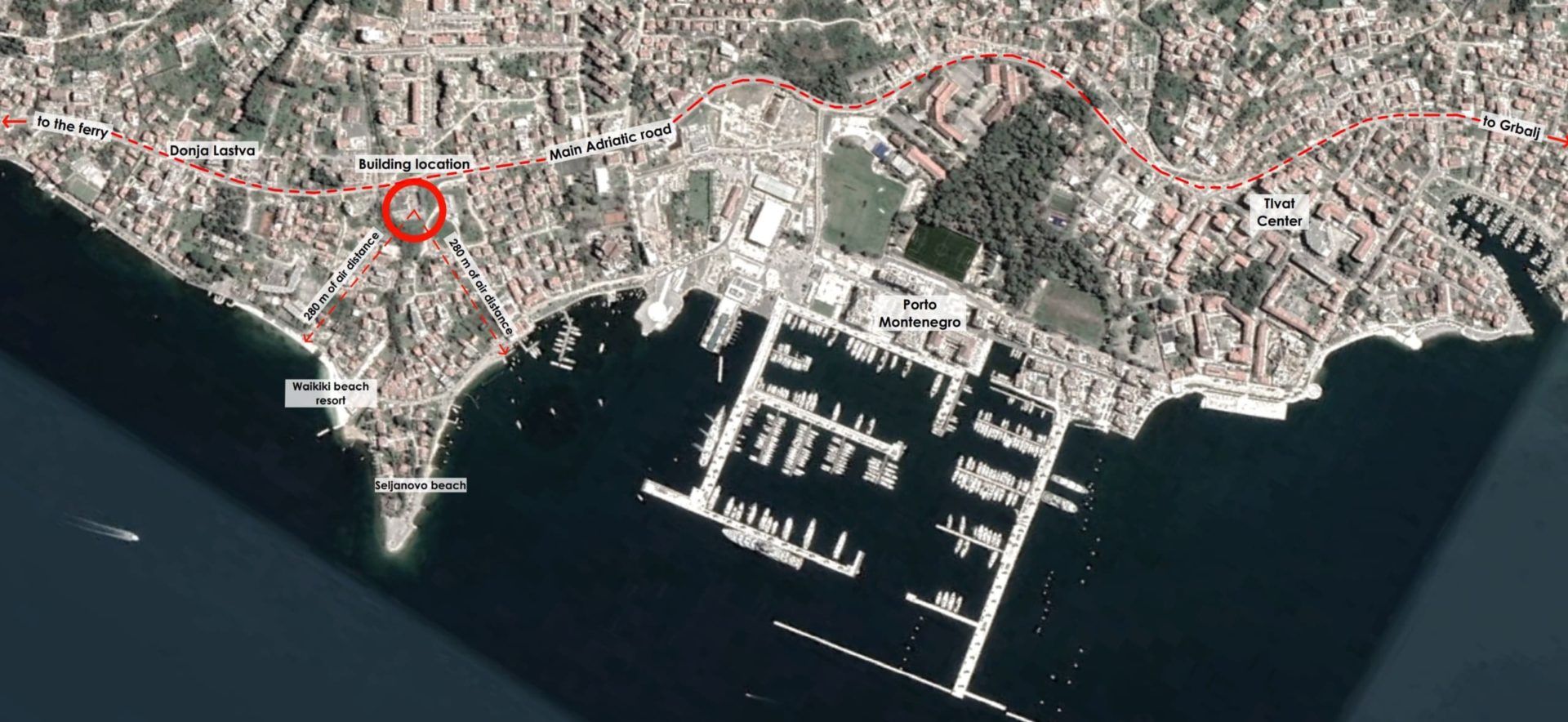 Brand new-elite apartments for sale in Tivat — Montenegro