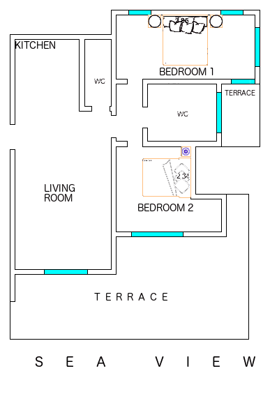 Waterfront apartments in Dobra Voda-Bar — Montenegro