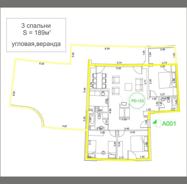 Apartment Lux Class in Becici-3 Bedrooms — Montenegro