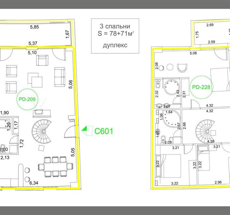 Luxuswohnung in Becici zu verkaufen — Montenegro