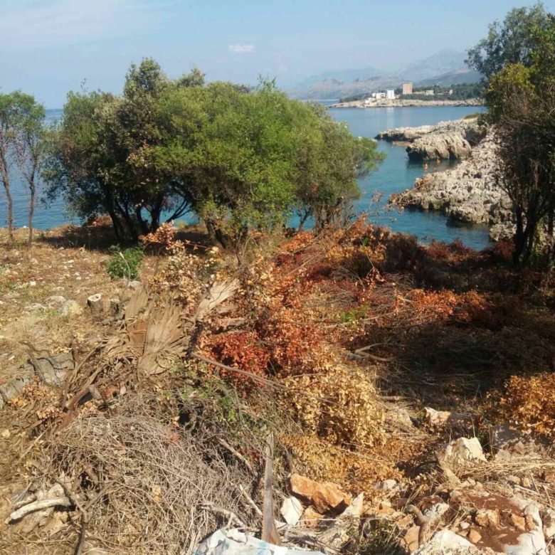 Waterfront land plot for sale — Montenegro