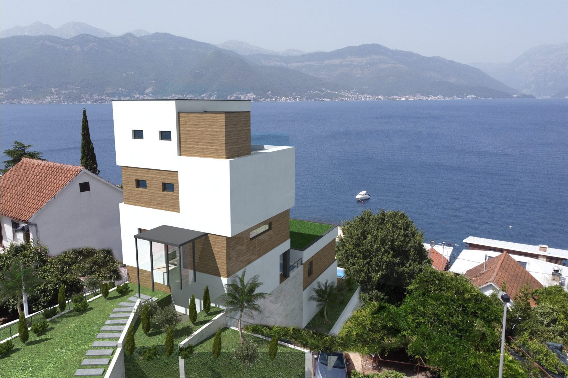 Wille na sprzedaż w Zatoce Boko-Kotor — Czarnogóra