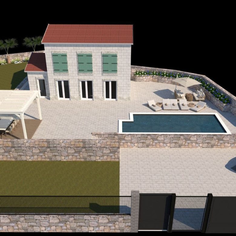 Sunny house for sale in Krimovica — Montenegro