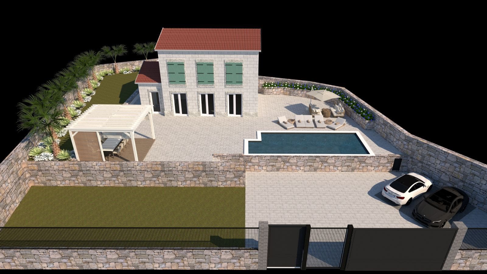 Sunny house for sale in Krimovica — Montenegro