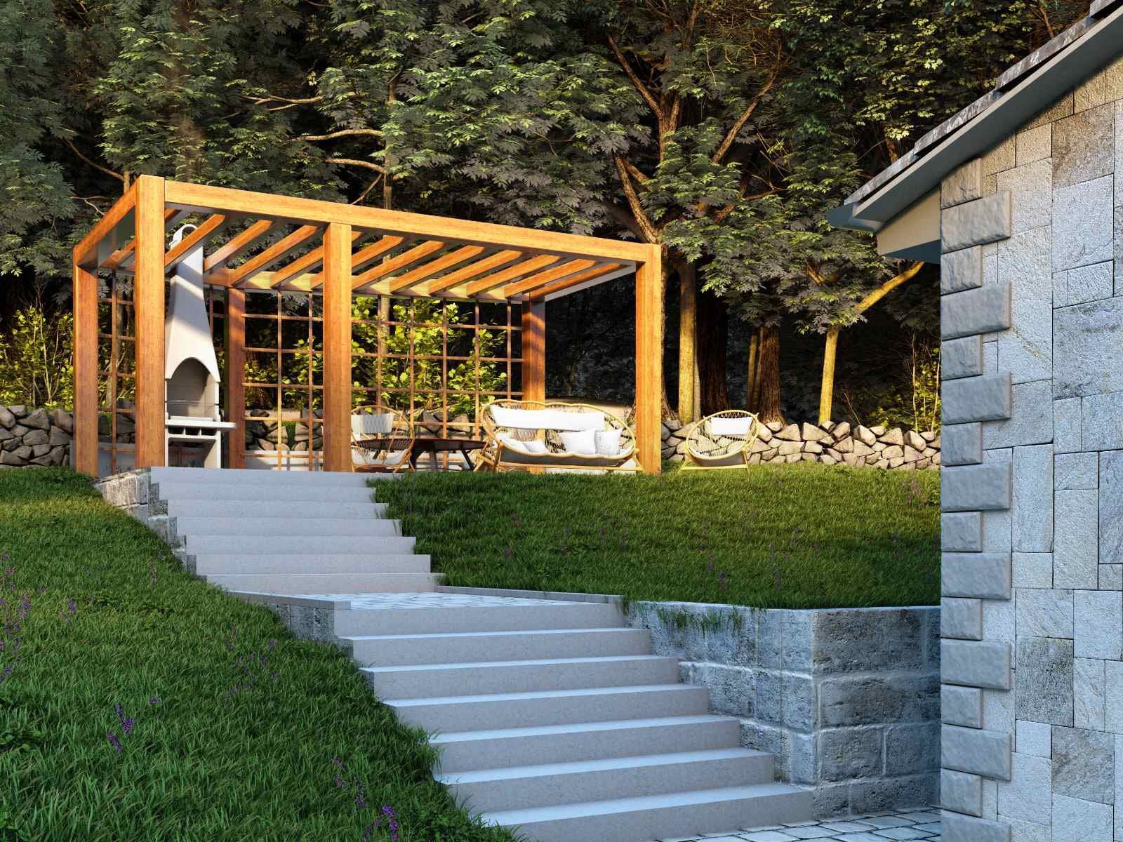 Sunny house for sale in Krimovica — Montenegro