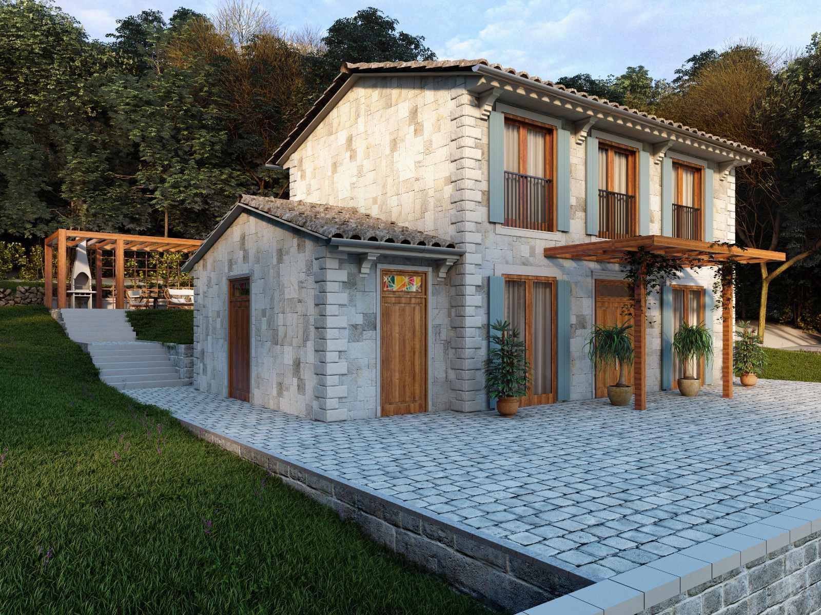 Sunny house for sale in Krimovica — Montenegro