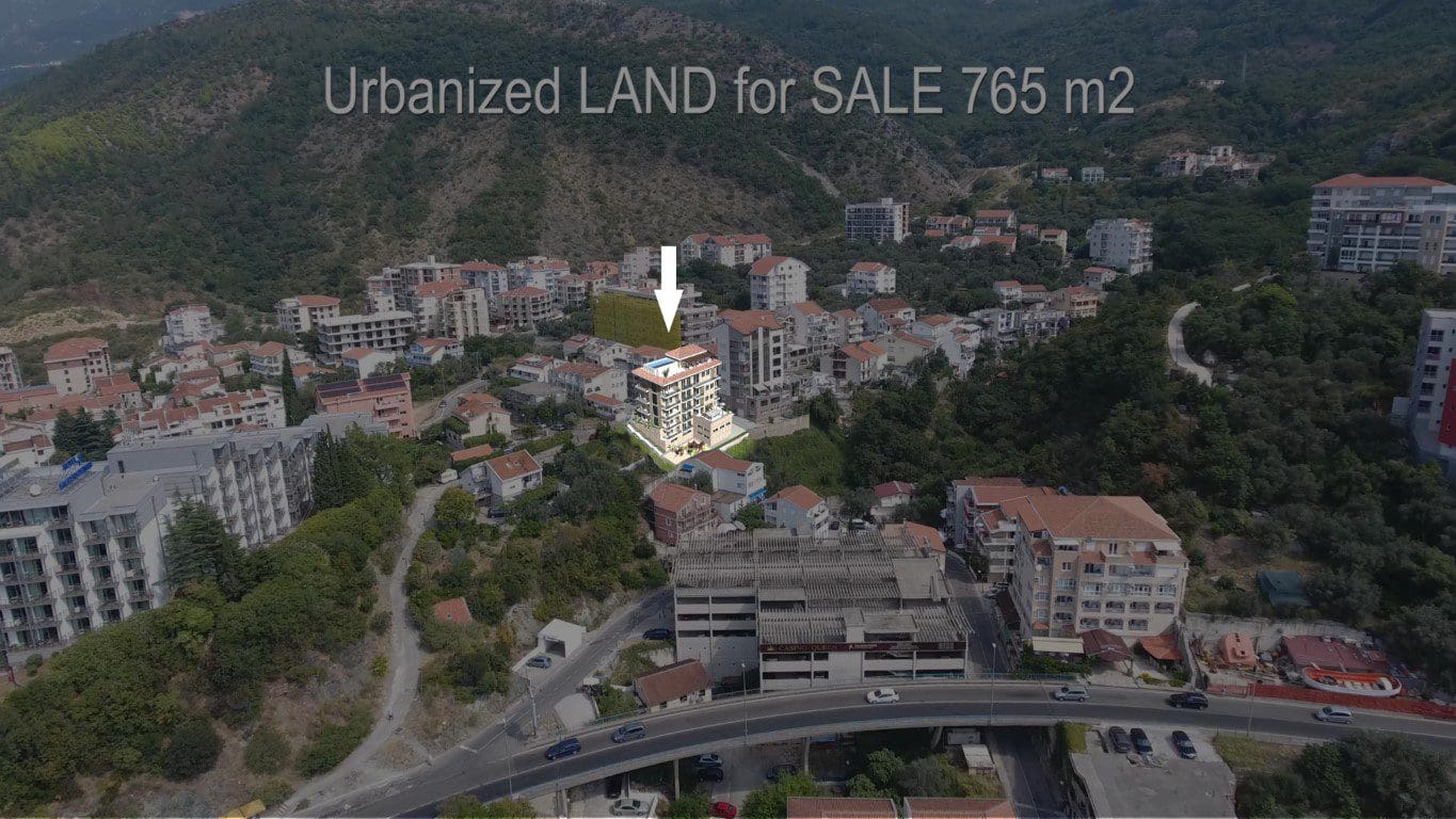 Land plot for sale in Becici – Montenegro — Becici