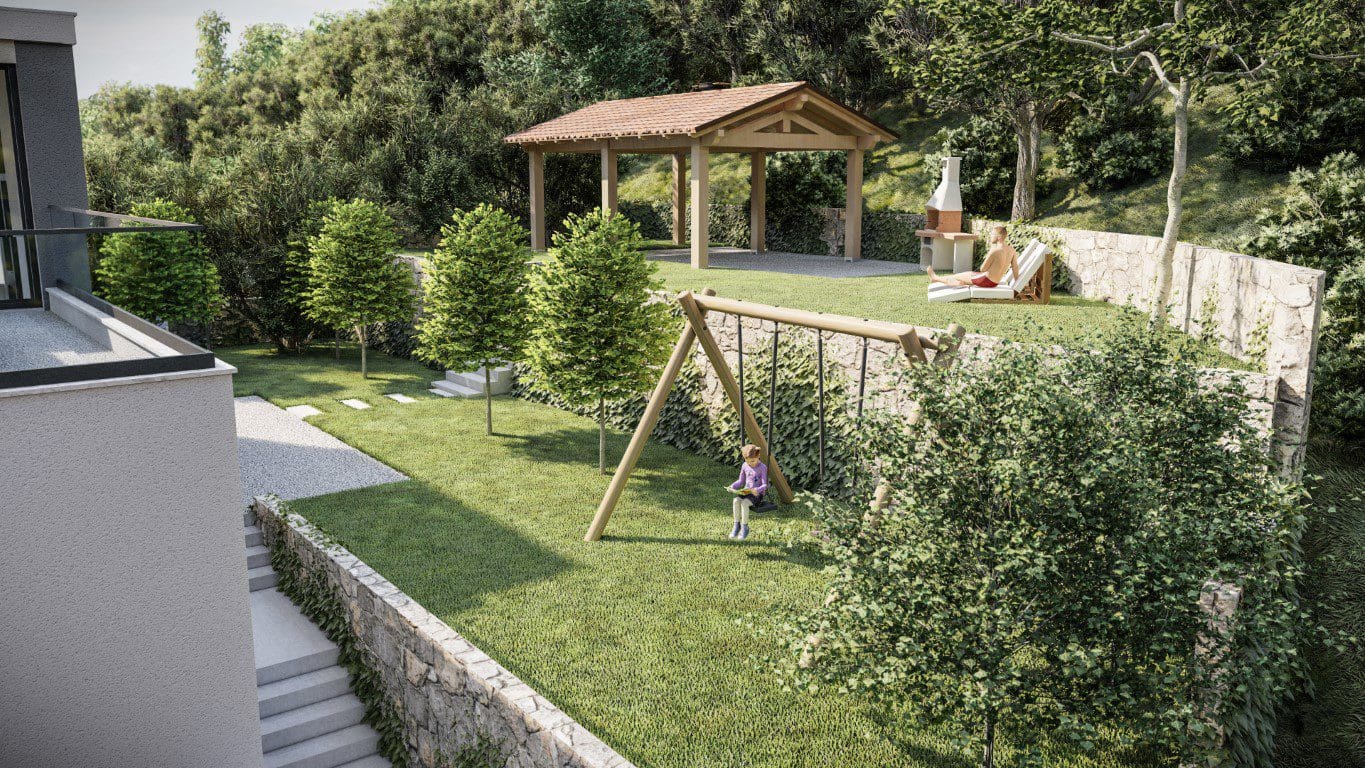 Luxusvillen in der Gegend von Budva zu verkaufen — Montenegro