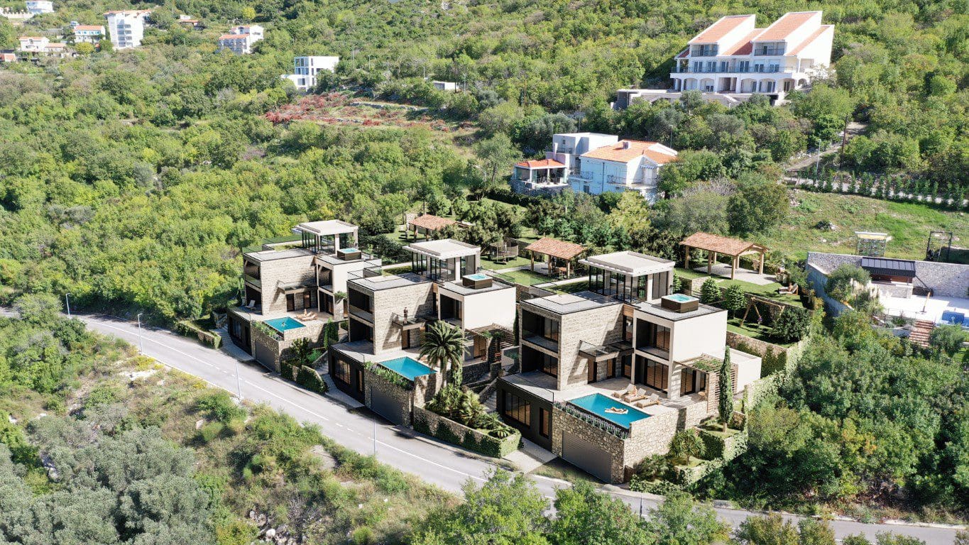 Luxusvillen in der Gegend von Budva zu verkaufen — Montenegro