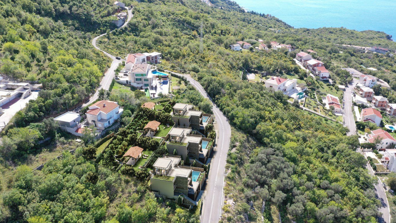 Luxusvillen in der Gegend von Budva zu verkaufen — Montenegro