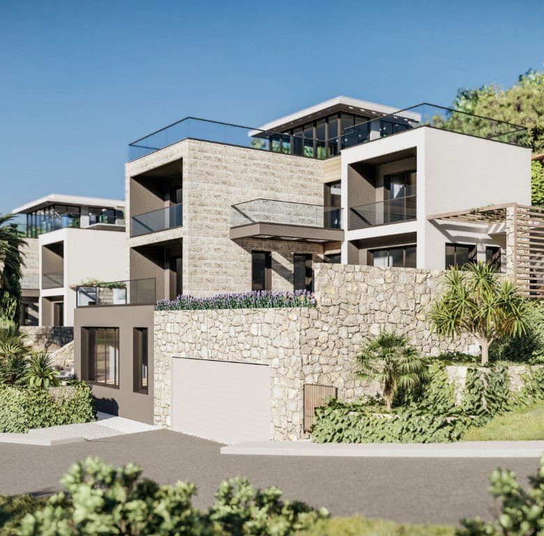 Luxusvillen in der Gegend von Budva zu verkaufen — Montenegro
