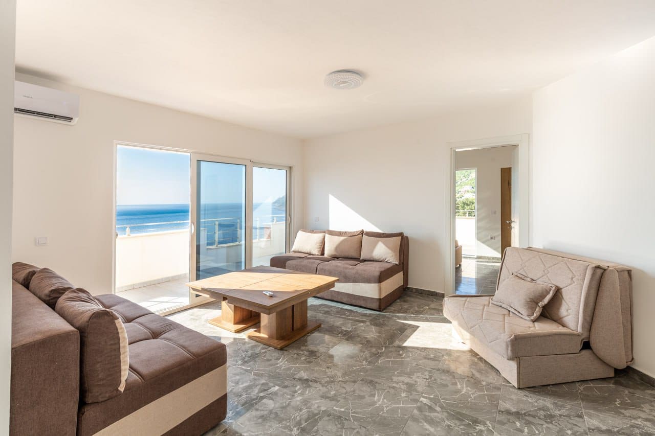 Panoramic 2-Bedroom Apartment for Sale in Dobra Voda