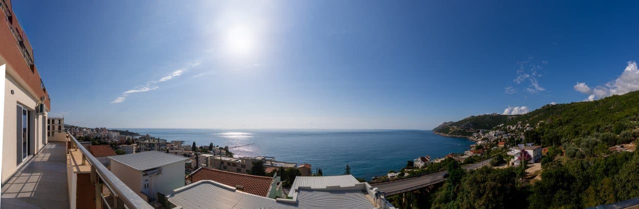 Panoramic 2-Bedroom Apartment for Sale in Dobra Voda — Montenegro