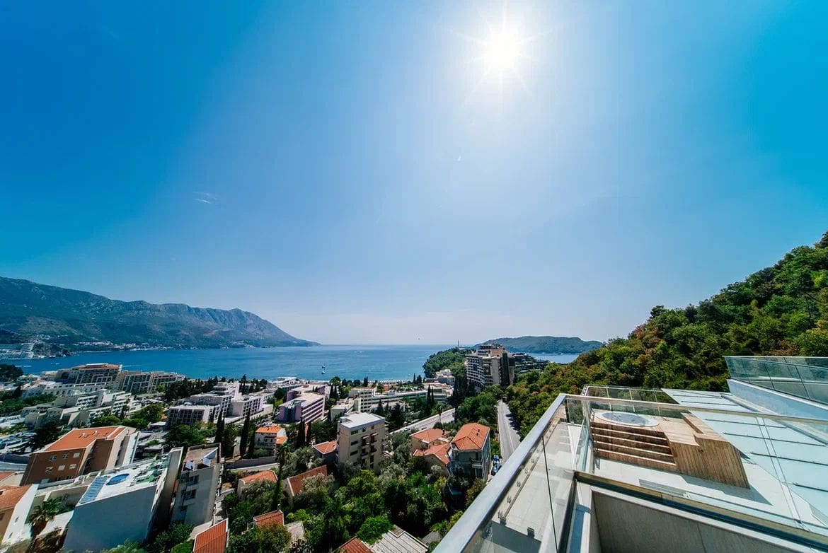 Luxury Penthouse with Panoramic Sea Views in Budva-Becici — Montenegro