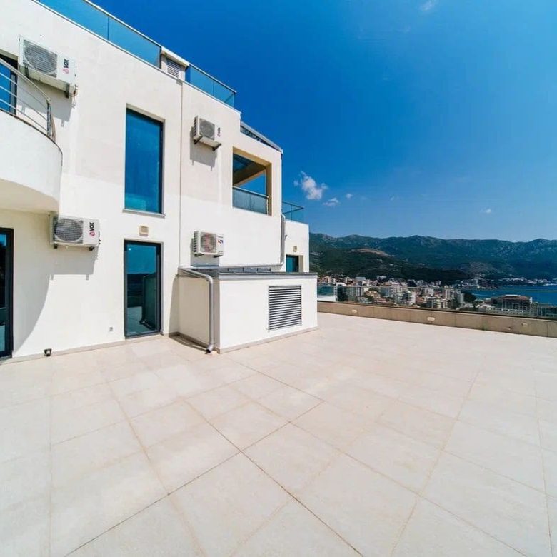 Luxury Penthouse with Panoramic Sea Views in Budva-Becici — Montenegro