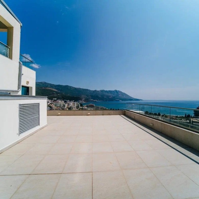 Luxury Penthouse with Panoramic Sea Views in Budva-Becici — Montenegro