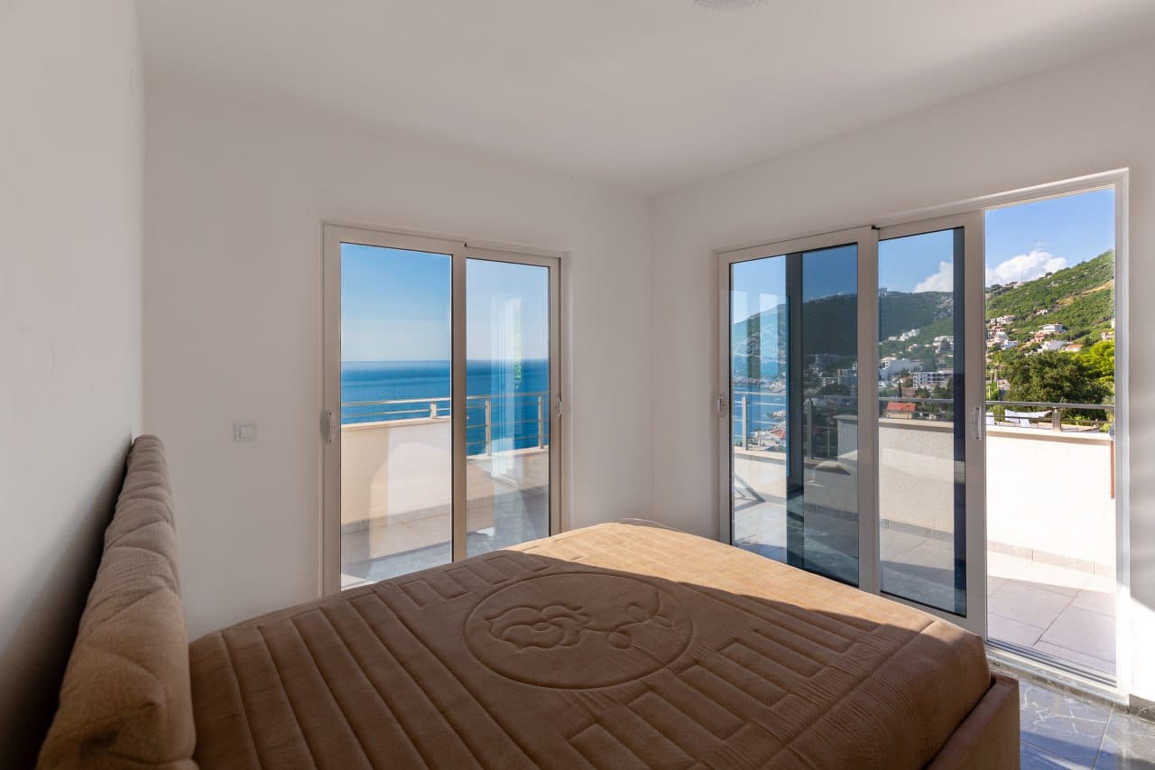 Panoramic 2-Bedroom Apartment for Sale in Dobra Voda — Montenegro