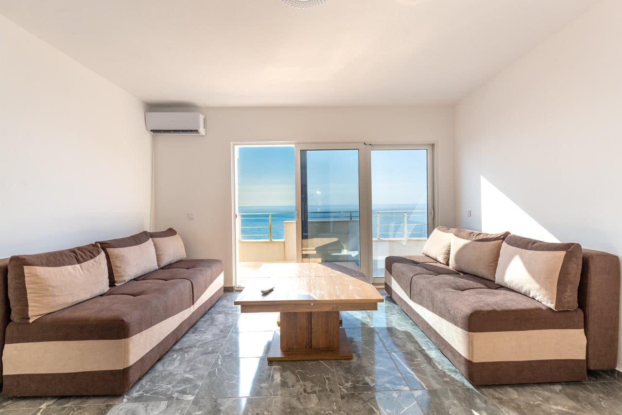 Panoramic 2-Bedroom Apartment for Sale in Dobra Voda — Montenegro