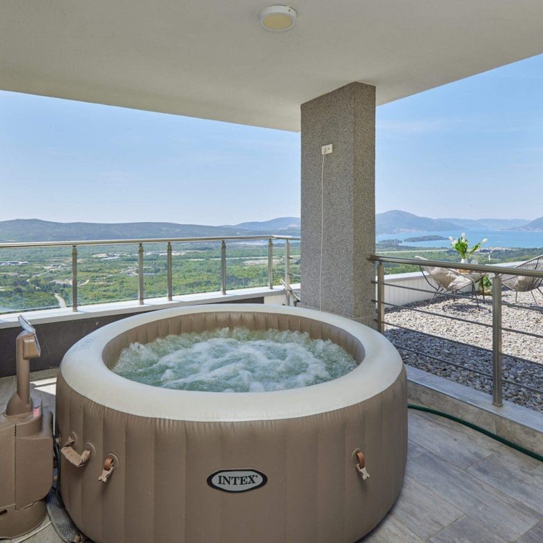 Luxurious Villa with Panoramic Views in Tivat — Montenegro