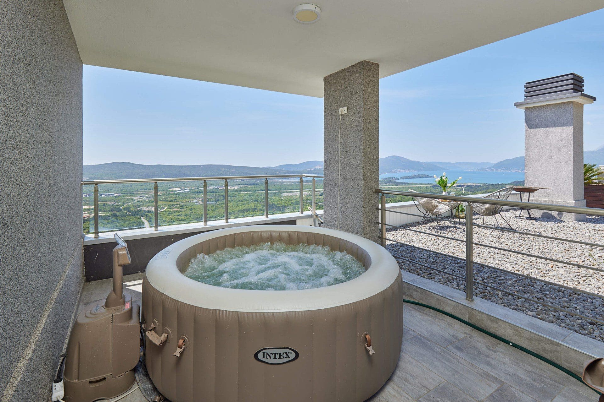 Luxurious Villa with Panoramic Views in Tivat — Montenegro