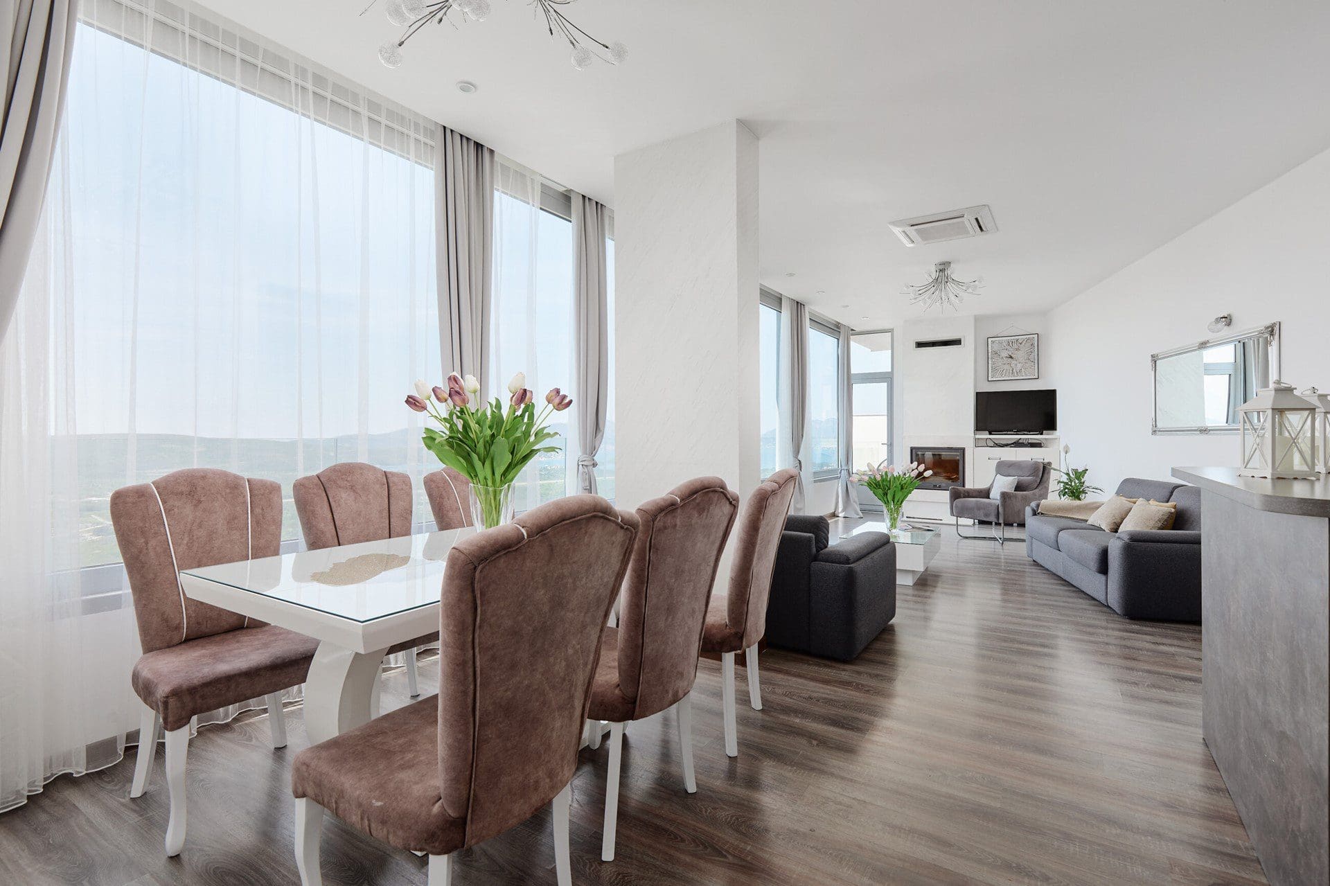 Luxurious Villa with Panoramic Views in Tivat — Montenegro