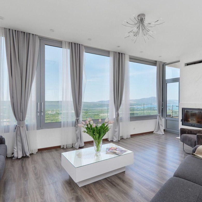 Luxurious Villa with Panoramic Views in Tivat — Montenegro
