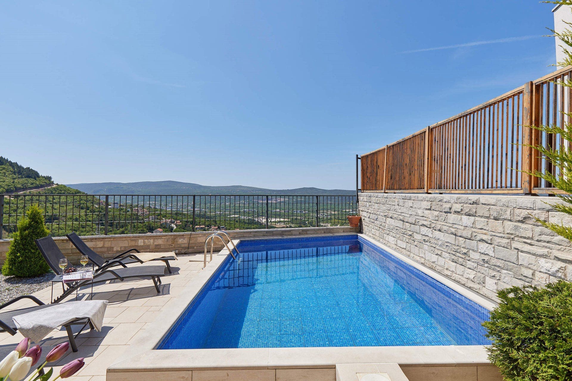 Luxurious Villa with Panoramic Views in Tivat — Montenegro