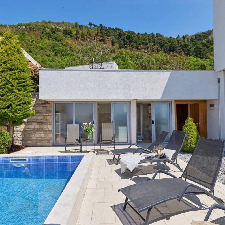 Luxurious Villa with Panoramic Views in Tivat — Montenegro