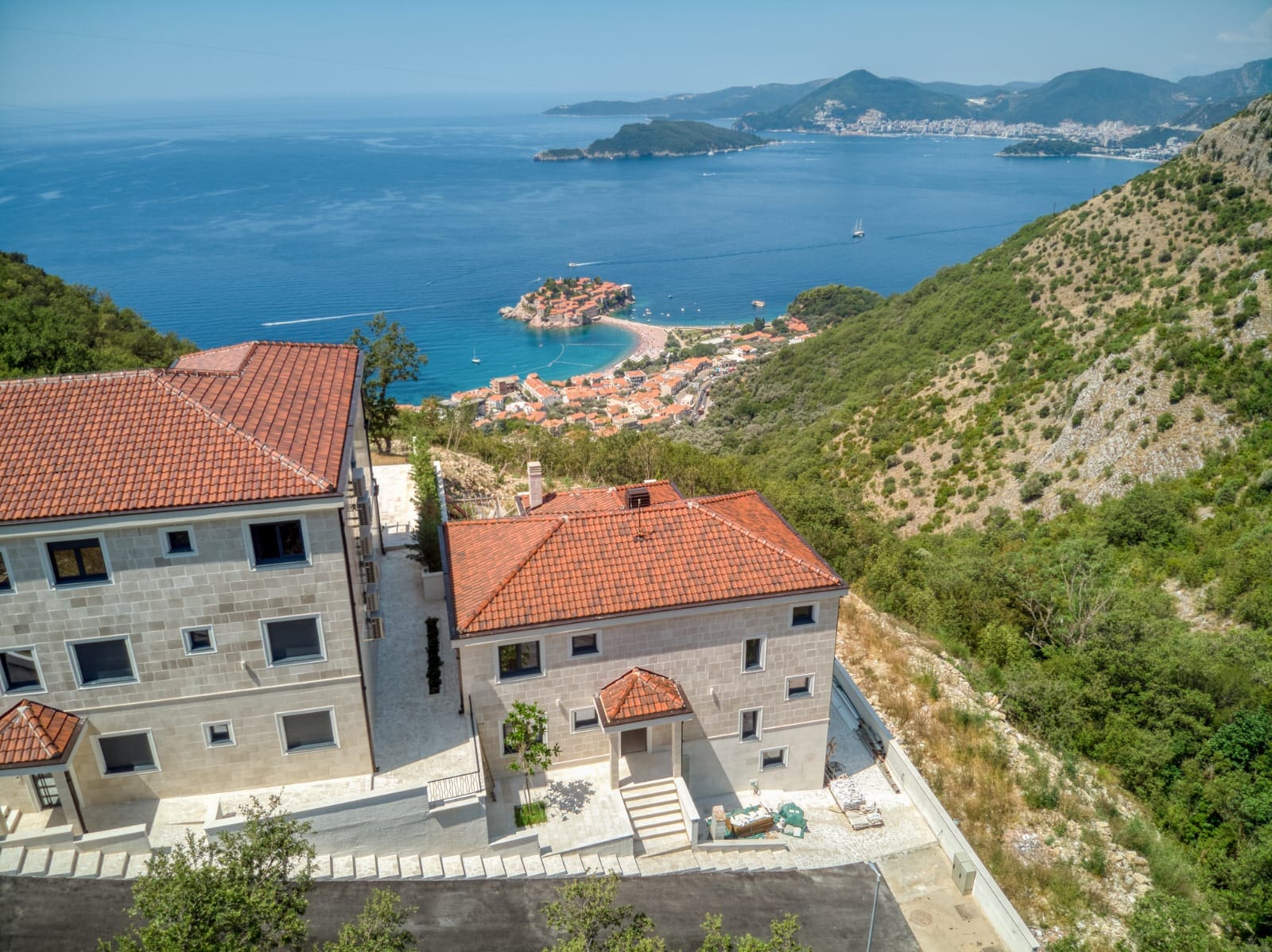 Luxusvillen in Montenegro mit Panoramablick
