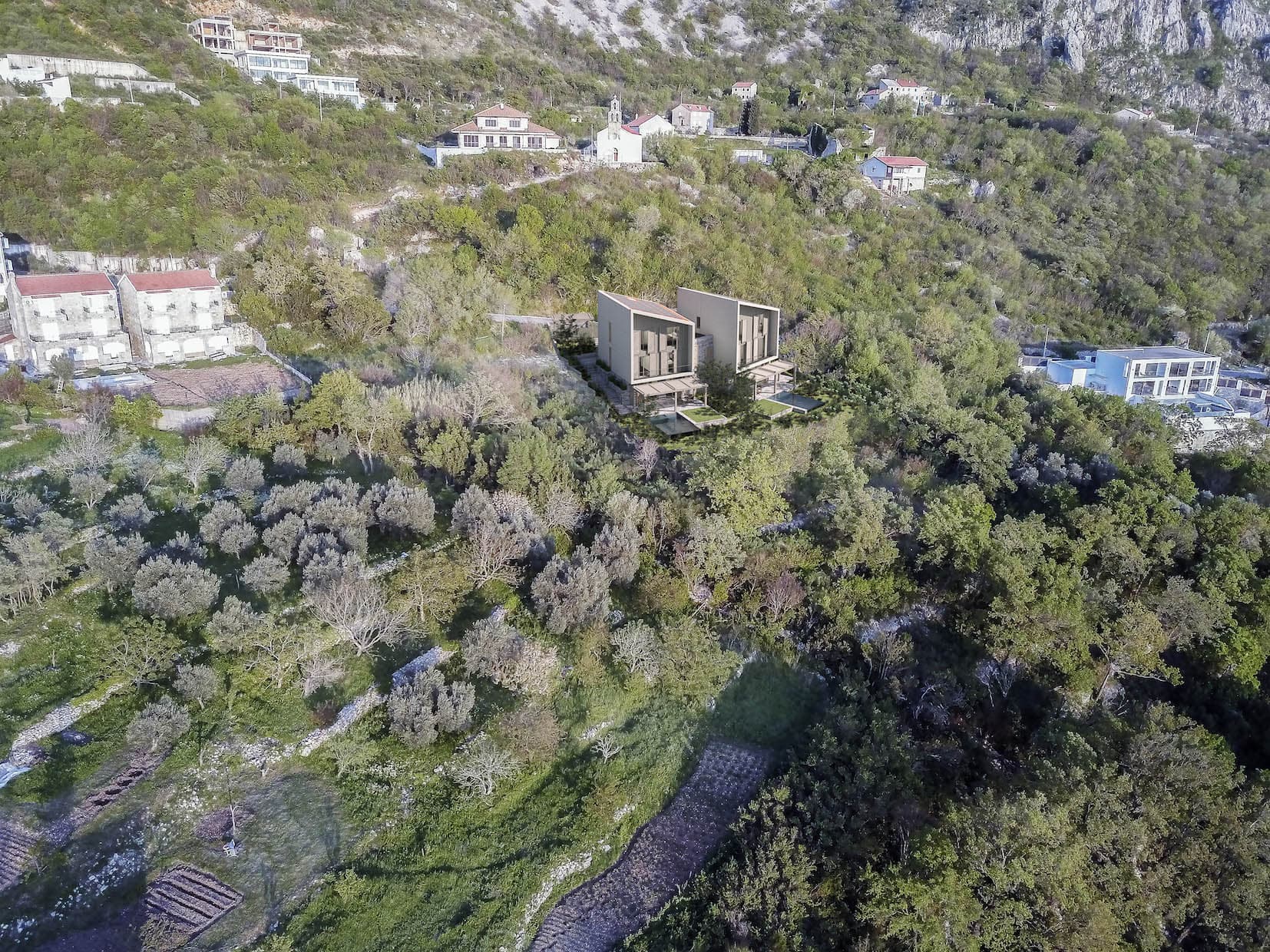 Satılık Yeni Villalar — Budva, Blizikuce — Karadağ