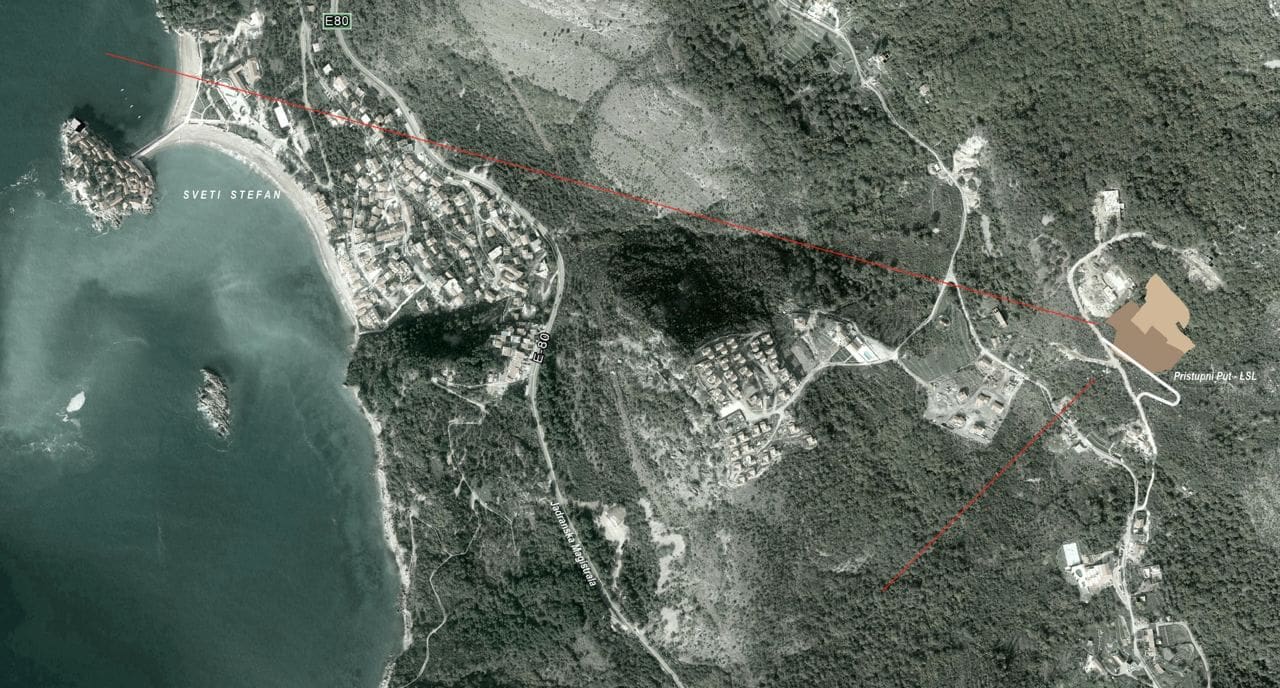 Land Plot for Sale in Budva — Blizikuce