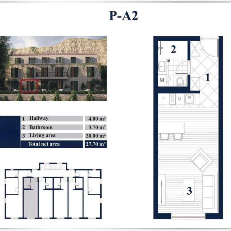 Nowe apartamenty na sprzedaż w Prčanju — Czarnogóra