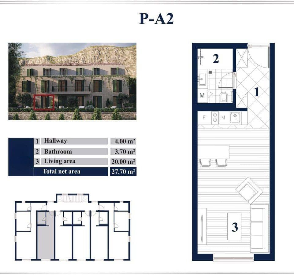 Nowe apartamenty na sprzedaż w Prčanju — Czarnogóra