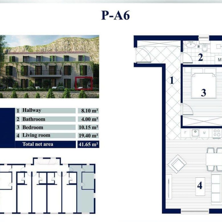 Nowe apartamenty na sprzedaż w Prčanju — Czarnogóra