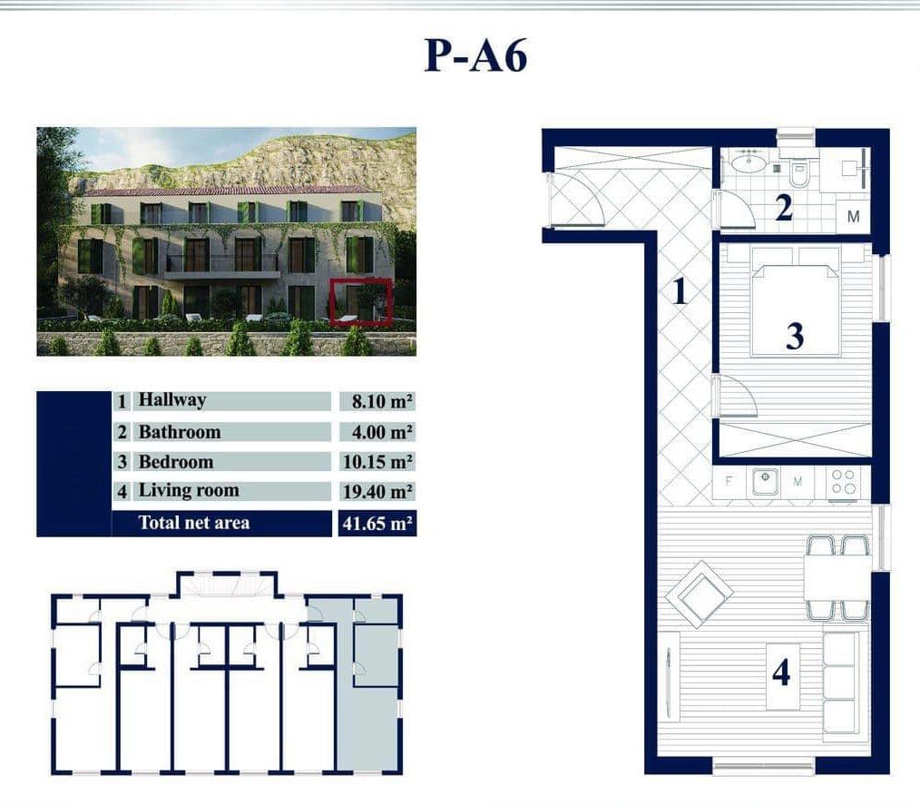 Nowe apartamenty na sprzedaż w Prčanju — Czarnogóra