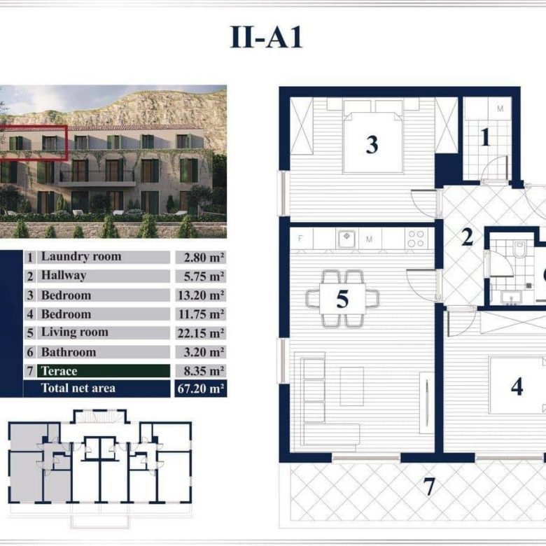 Nowe apartamenty na sprzedaż w Prčanju — Czarnogóra