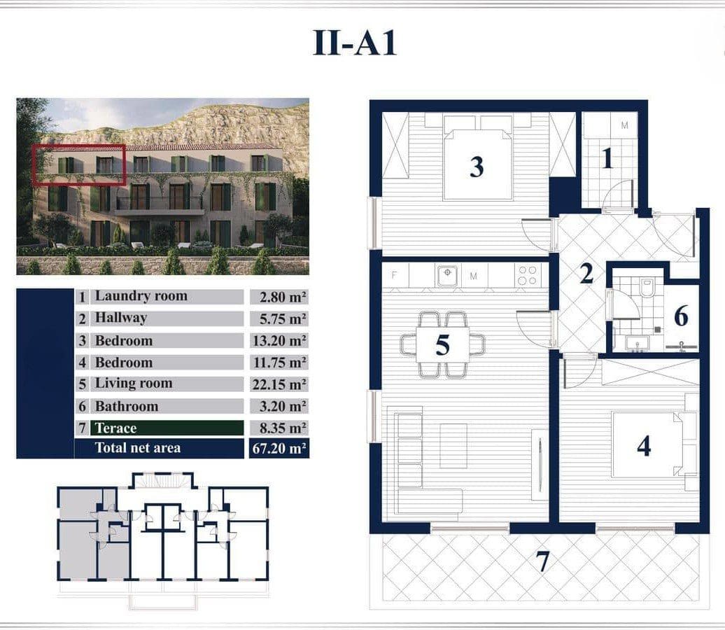 Nowe apartamenty na sprzedaż w Prčanju — Czarnogóra