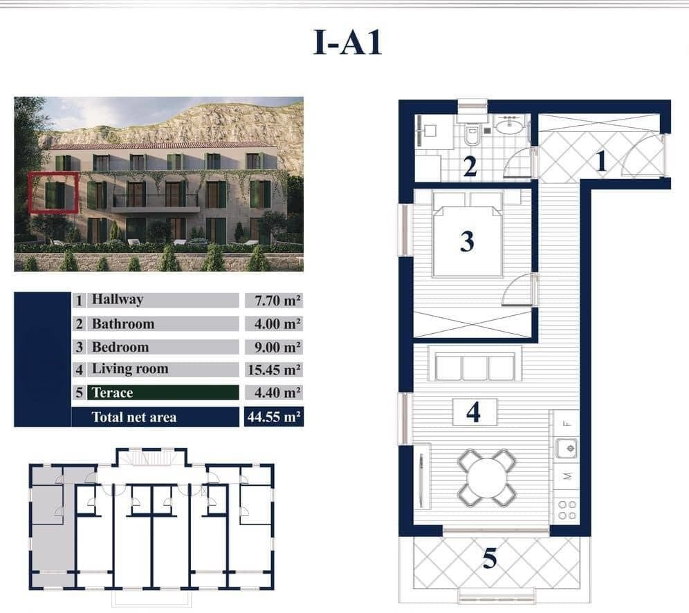 Nowe apartamenty na sprzedaż w Prčanju — Czarnogóra