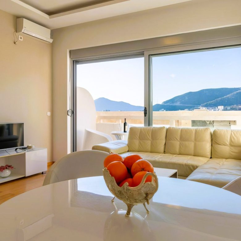 Spacious Beachfront Apartment in Rafailovici — Montenegro