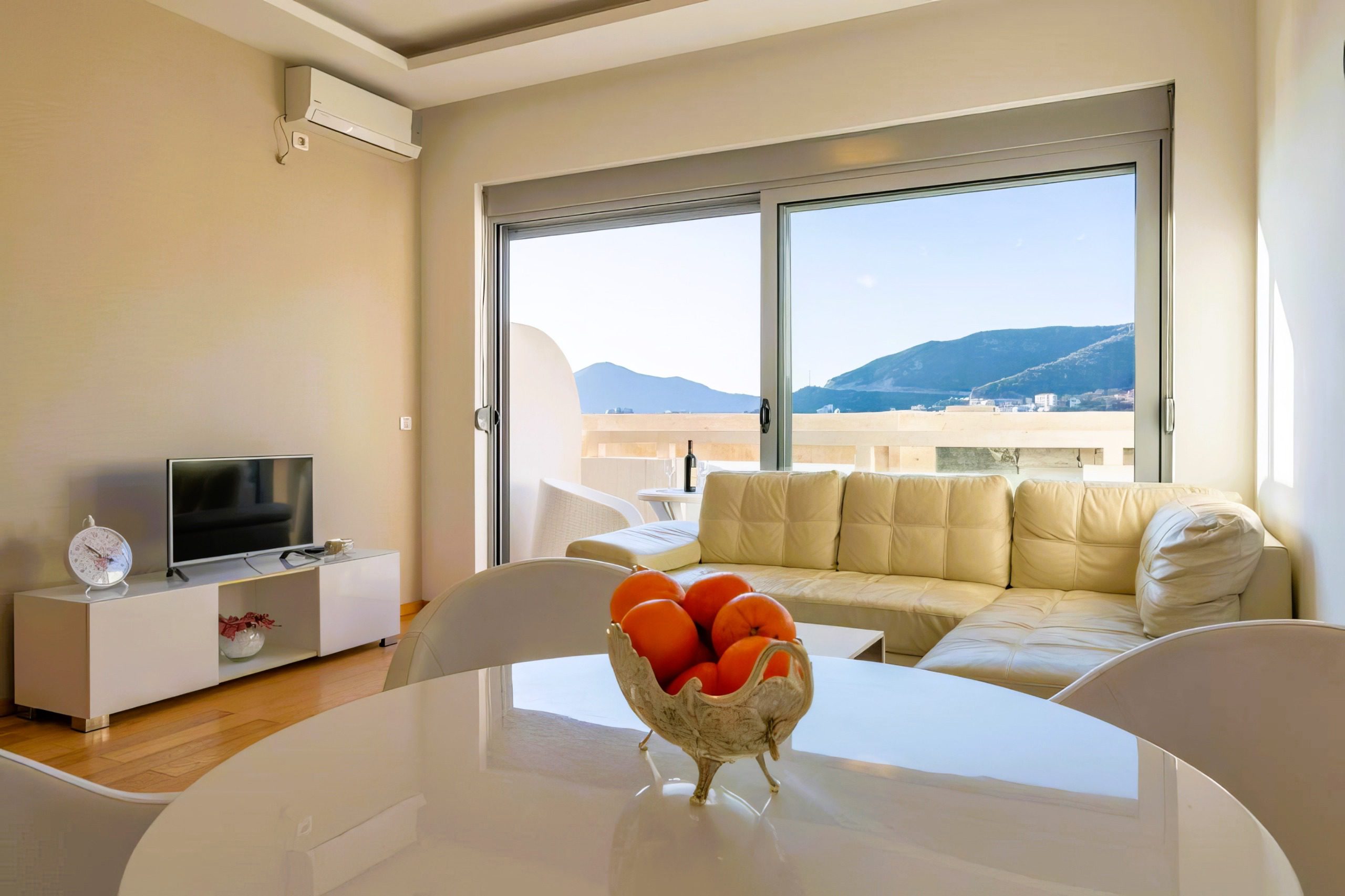 Spacious Beachfront Apartment in Rafailovici — Montenegro