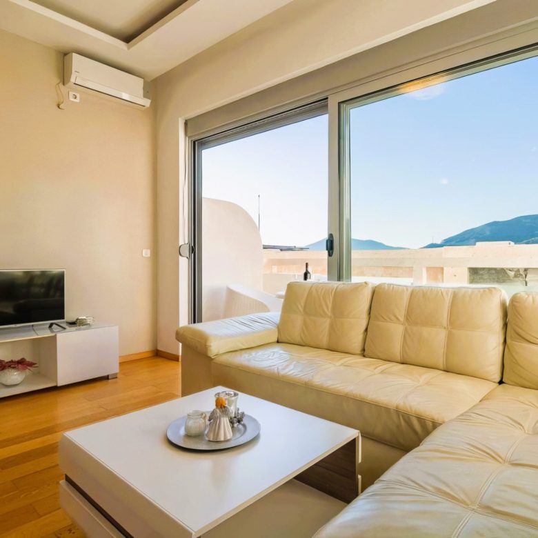 Spacious Beachfront Apartment in Rafailovici — Montenegro