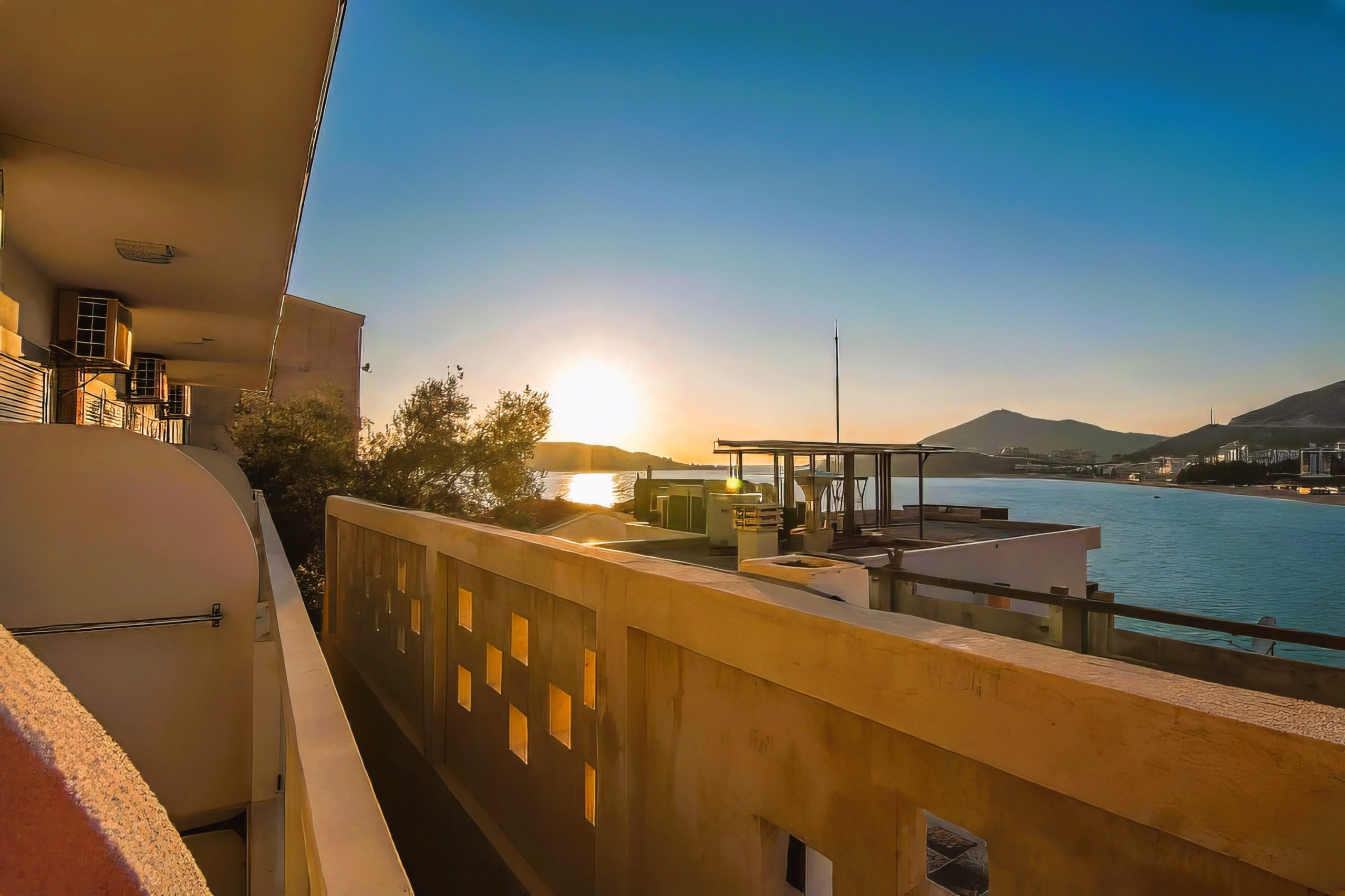 Spacious Beachfront Apartment in Rafailovici — Montenegro