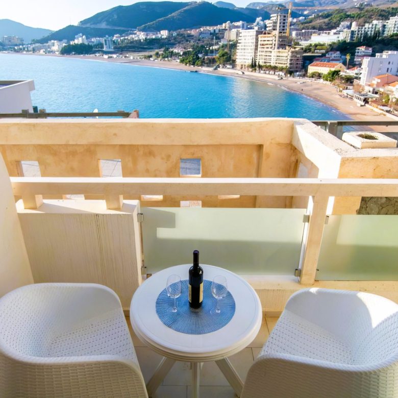 Spacious Beachfront Apartment in Rafailovici — Montenegro